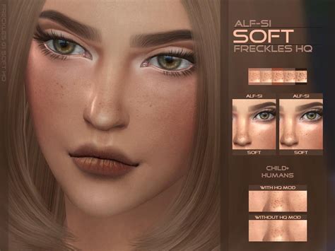 Sims 4 Freckles Mods And Cc — Snootysims