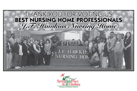 Voted Best Nursing Home Professionals And Business Springfield Place
