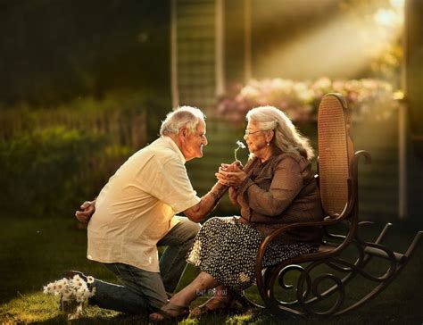 Photographer Features Senior Couples In Timeless Engagement Photo Series Older Couple