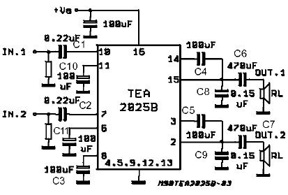 Tea B Ic Circuit Diagram