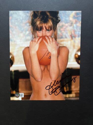 Jeanie Buss Hot Autographed Signed Sexy Playboy X Photo Beckett Bas