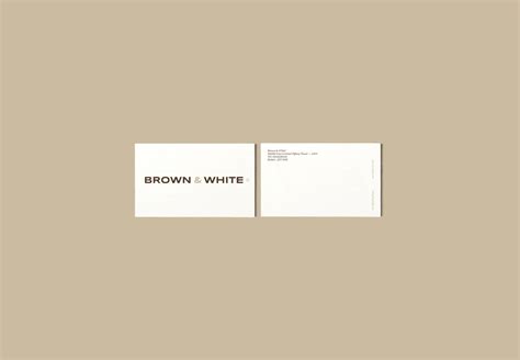 brownwhite  behance