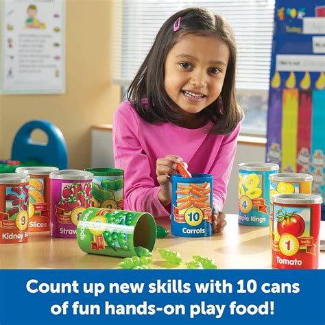 Learning Resources 1 To 10 Counting Cans Abc School Supplies