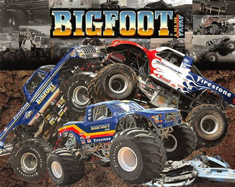 2021 Bigfoot 4 X 4 Monster Truck Car Crushing Postcard Ebay