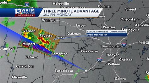 Wvtm 13 Live Doppler Radar Thunderstorm Alabama Pickens County