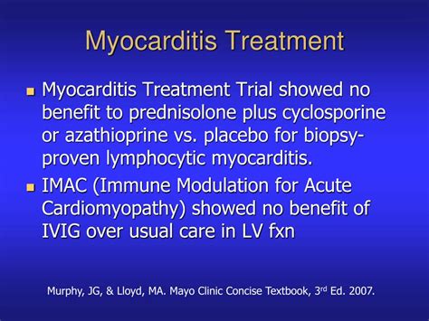 Treatment mainly involves preventing heart failure with medication and diet. PPT - Cardiomyopathies PowerPoint Presentation, free download - ID:4231242