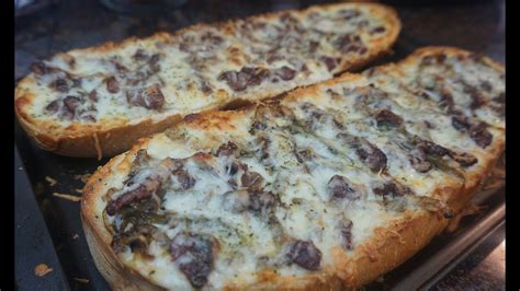 Take that classic sandwich and serve it up as a rich and creamy soup in a bread bowl. Philly Cheese Steak Cheesy Bread - Mz. Killa Intuition 91