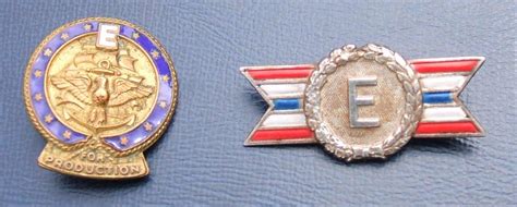 ‘e For Excellence American Ww2 War Production Badges 1 Flickr