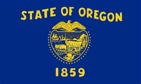 Flag Of Oregon Image And Meaning Oregon Flag Country Flags