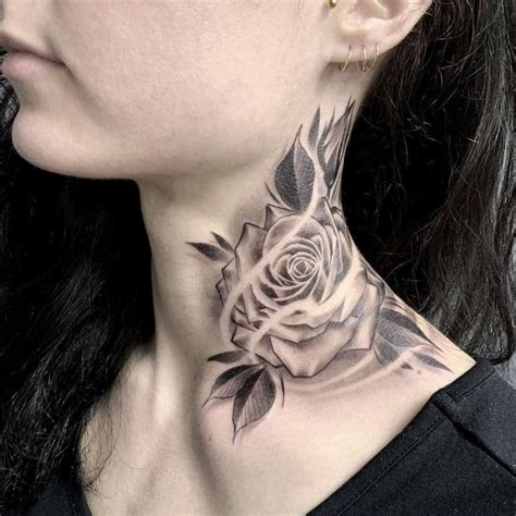 63 Creative Neck Tattoos For Women Page 1 Of 16 Neck Tattoos Women