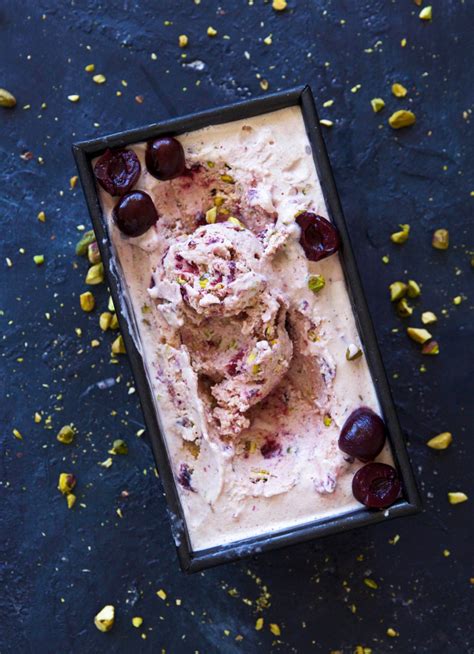 Vanilla Cherry And Pistachio Ice Cream Dish Magazine