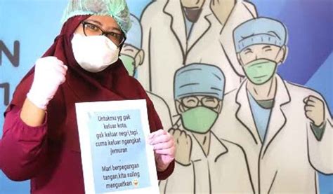 Foto Aksi Petugas Medis Indonesia Lawan Virus Corona