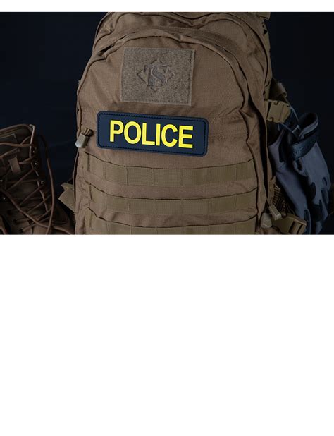 Police 6x2 Morale Patch Tru Spec Tactically Inspired Apparel