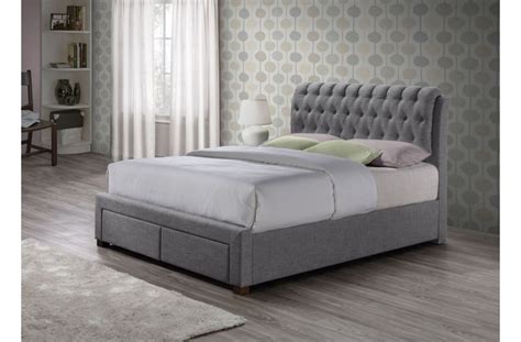 This platform bed features simple and modern appearance which is suitable for any home decor. Birlea Valentino 4FT6 Double 2 Drawer Storage Bed Frame in ...