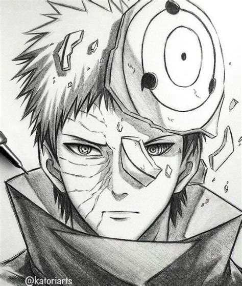 Obito Uchiha Drawing Naruto Sketch Drawing Anime Sketch Best Anime