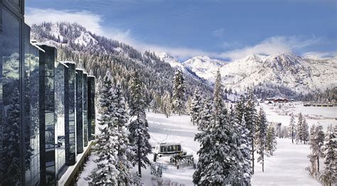 Stay At Tahoes Hotel Squaw Valley Offers A Snow Lovers Paradise