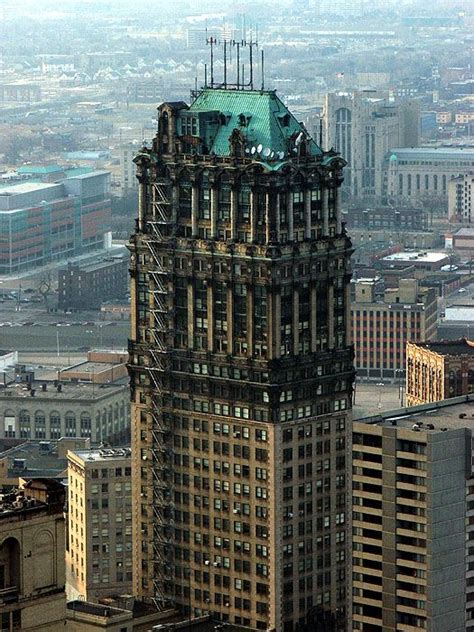 Book Tower Detroit 525x700 Book Tower Abandoned Detroit Detroit City