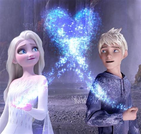Jelsa Elsa And Jack Frost Frozen 2rotg Edit By Neylaedits