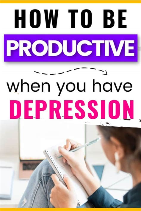Lastly, accept that you're not a machine and there'll be days cultivating productivity means building your entire personality. 6 Helpful Ways to be Productive When You Have Depression