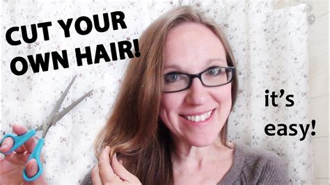 How I Cut My Own Hair Easy Diy Haircut Youtube