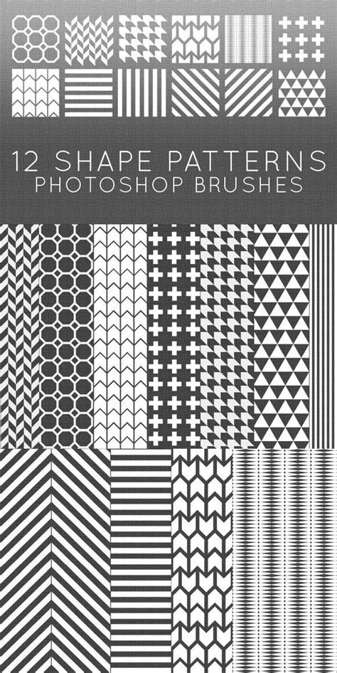 12 Pattern Photoshop Brushes Photoshop Brushes Photoshop Brush