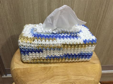 Crochet Tissue Box Cover Diy Home Decor