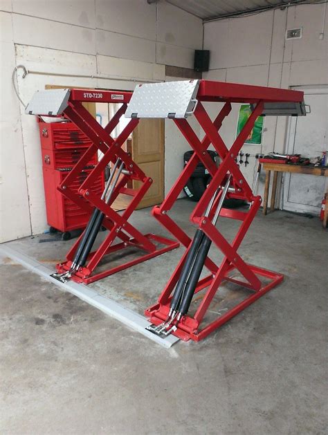 On Floor Scissor Lift We Have The Car Lift For Your Garage Fast