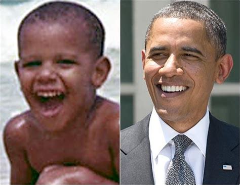 Pics For Barack Obama Then And Now
