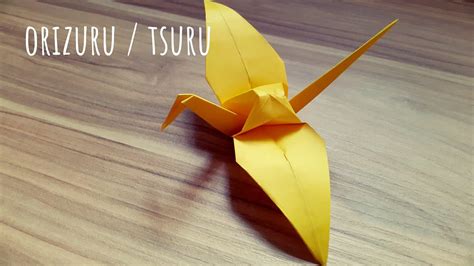 Origami Tsuru Orizuru Crane Grou Youtube