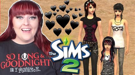My Old Sims 2 Cc Is An Emo Goldmine 🖤 Youtube