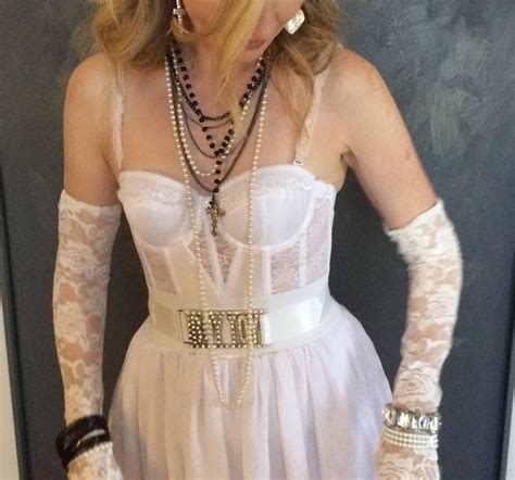 Madonna Costume With Accessories Plus Sizes Available As Well Etsy
