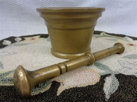 RESERVED FOR DAWN Antique Brass Mortar and Pestle | Etsy | Mortar and pestle, Mortar, Antiques
