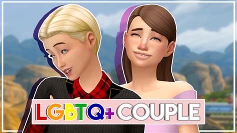The Sims Create A Sim Lgbtq Valentines Day Couple Youtube