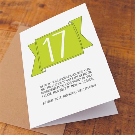 Check spelling or type a new query. Funny 17th Birthday Cards | BirthdayBuzz