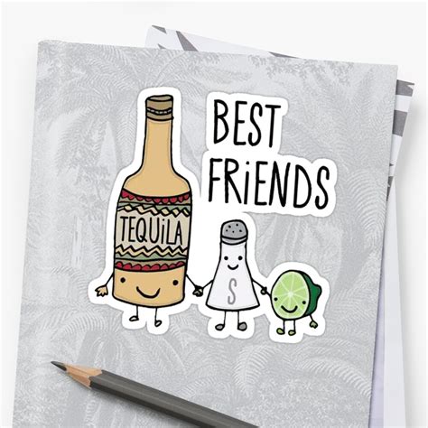 Best Friends Sticker By Flavioc4ps Redbubble