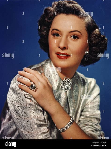 Barbara Stanwyck 1907 1990 Us Tv And Film Actress About 1958 Stock