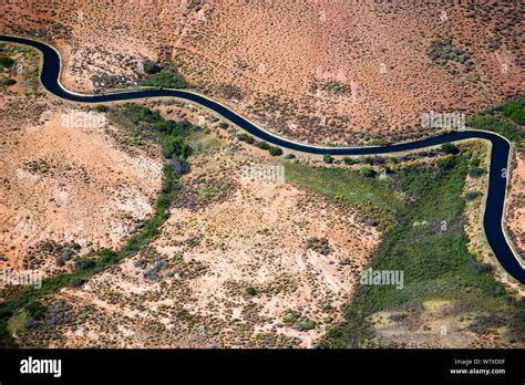 Aerial Photograph Of The Olifants River And The Intensive Irrigation
