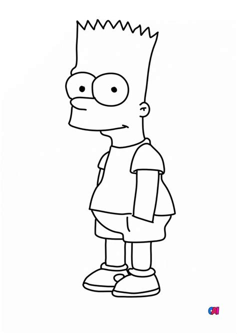 Top47 Coloriage De Bart Simpson A Imprimer Dessin Voyager En Solo
