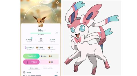 How To Get Sylveon Pokemon Go Name Youll Still Need 25 Eevee Candy