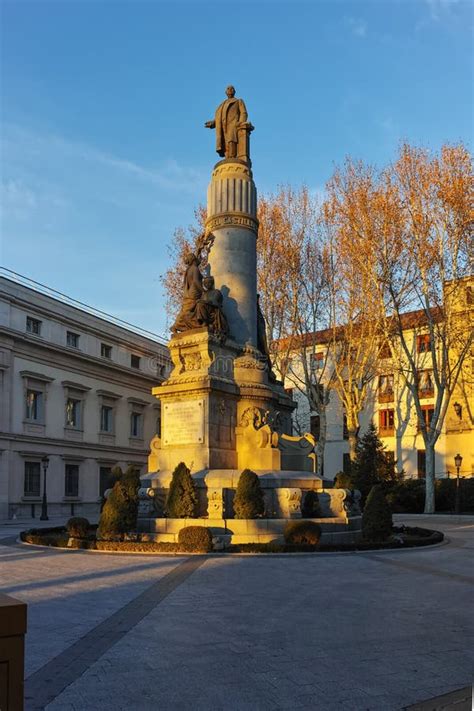 Sunset View Of Callao Square Plaza Del Callao In City Of Madrid