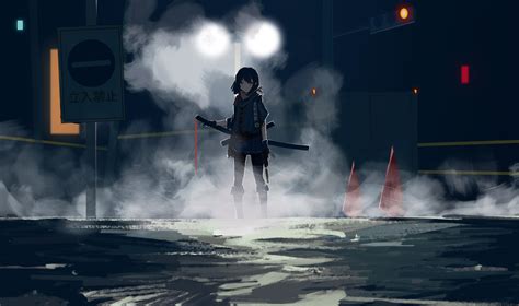 Assassin Anime Girl With Sword Wallpaperhd Anime Wallpapers4k