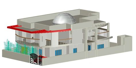 3d House Design Cad Drawing Is Given In This Cad File Download This 3d