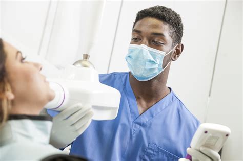 Young Black Dentist X Rays Patient Teeth Dental Schools Council