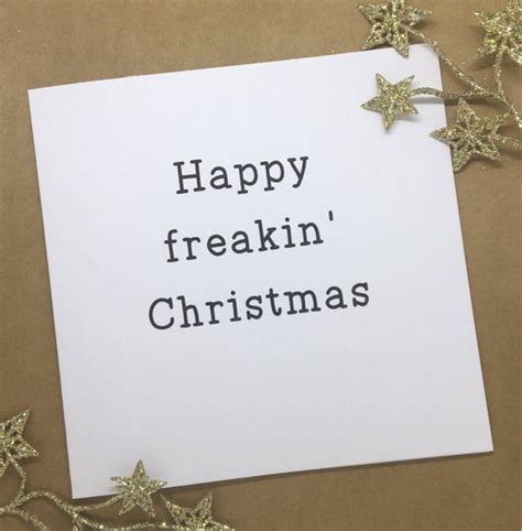 This Happy Freakin Christmas Card Is A Perfectly Simple Christmas Card