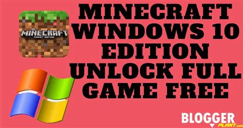 Minecraft Windows 10 Edition Download Free Full Game Icesno