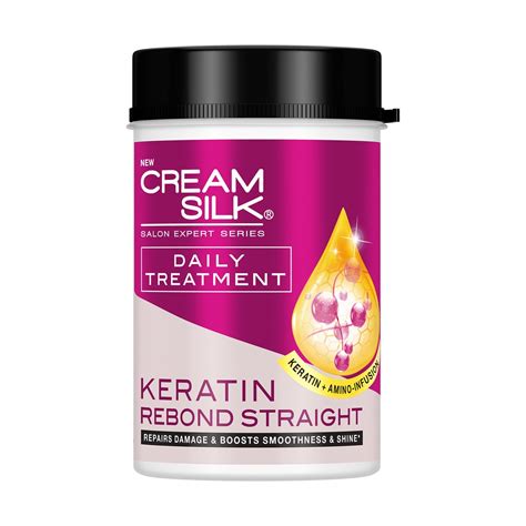 Cream Silk Daily Treatment Rebond Straight Keratin Amino Infusion