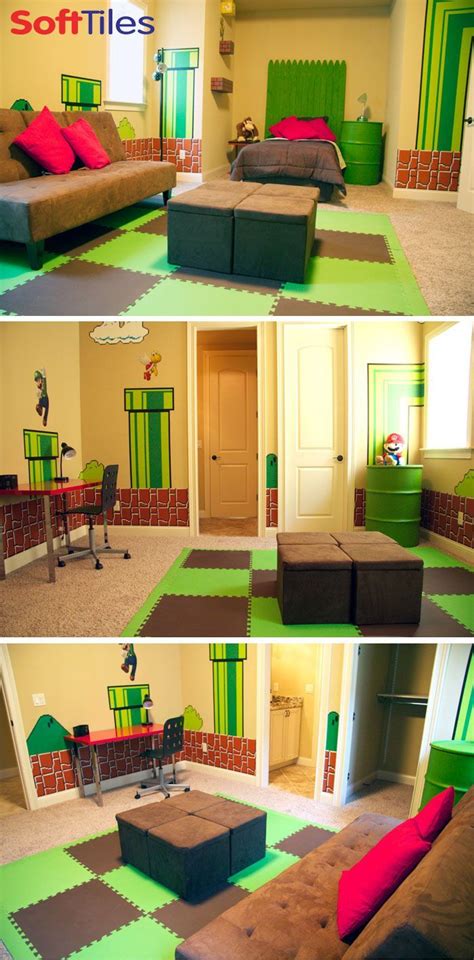 Find great deals on ebay for mario bedroom light. Super Mario themed bedroom/children's playroom using 2x2 ...