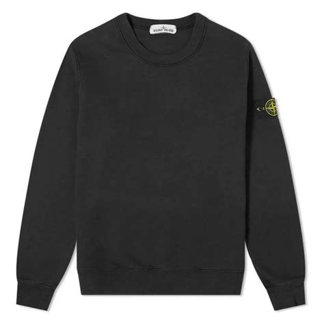 Stone Island Cotton Black Sweatshirt Clothing From N22 Menswear Uk