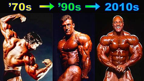 The All Time Best Bodybuilders Decade By Decade YouTube