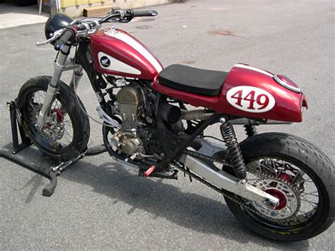 Here are some of the features the bike has a 80% rough terrain and 20% on street design. CB450R Cafe Racer Kits Convert Honda CRF450R Dirt Bike to ...